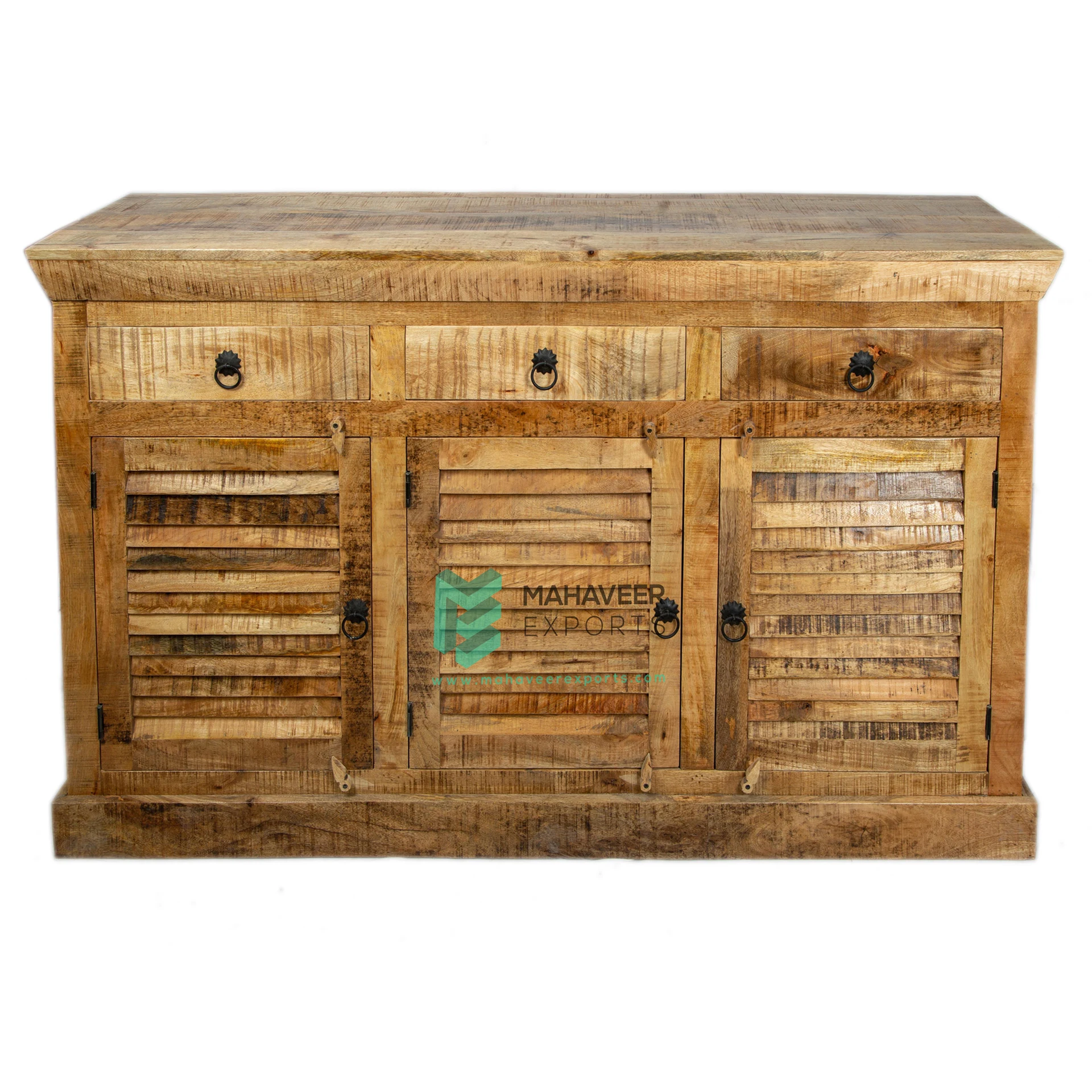 Best Selling Wooden Four Drawer Two Door Sideboard Living Room Cabinet In Distress Finish For Modern Home New Designed Furniture