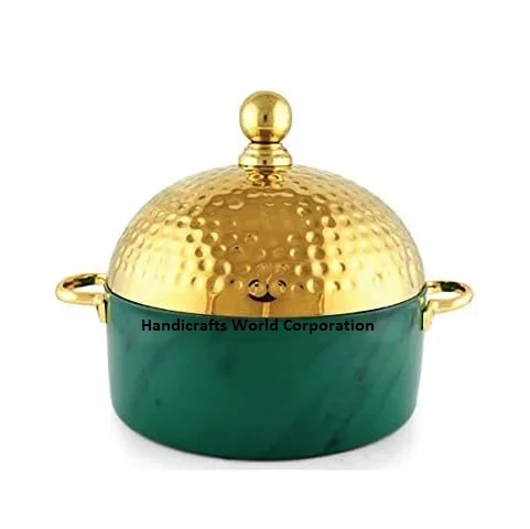 Copper Hot Pot Hammered Design Luxury Style Handmade Copper Pot Modern Design Food Hot Pot For Hotel Wedding Home Usage