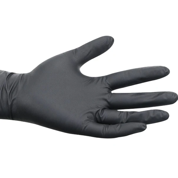 Top Selling Finger Textured Nitrile Gloves Latex Free Powder Free Chemical Free Beauty Tattoo Cleaning Medical Nitrile Glove