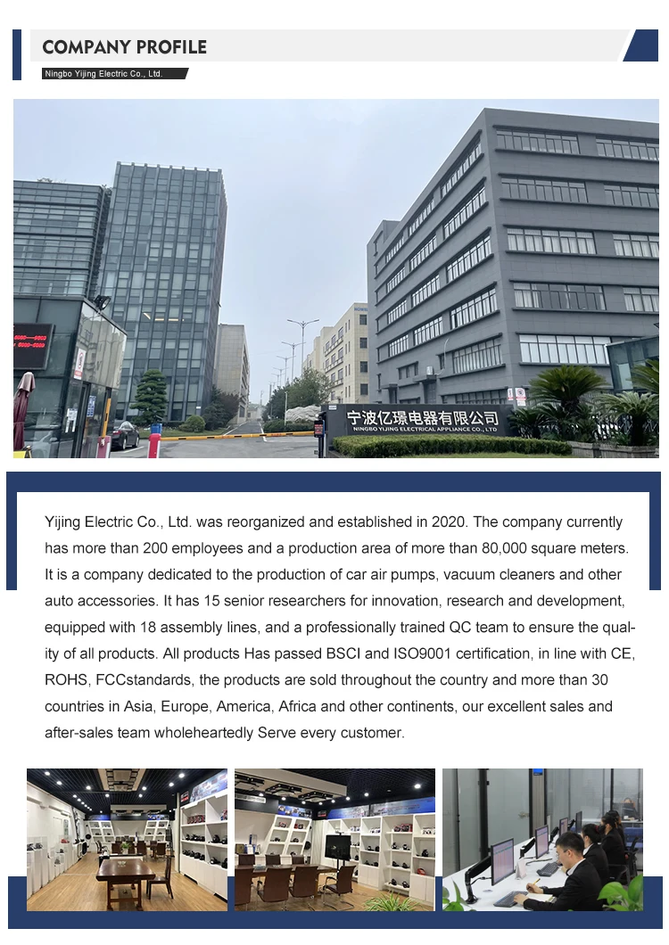 YJ hot sale portable digital cordless rechargeable tire inflator Air Pump for Car Tires w/Auto-Shutoff