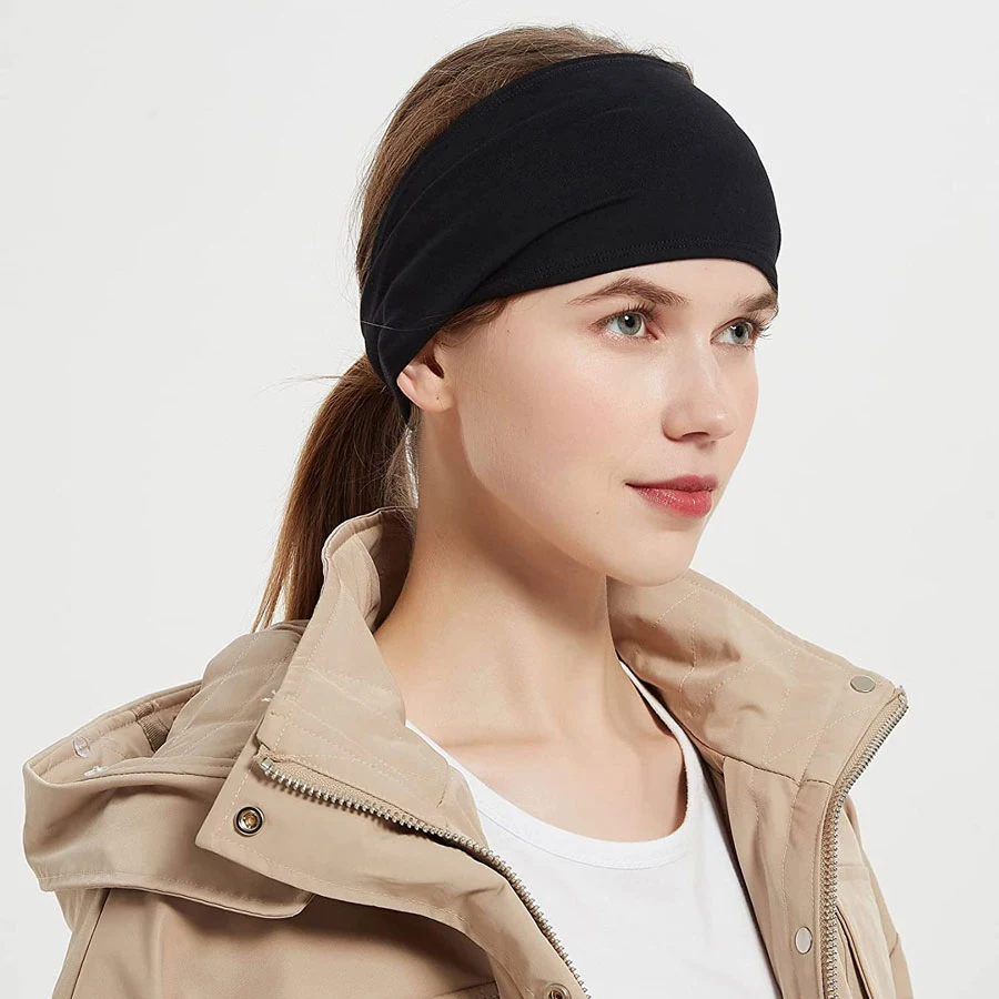 Mens Running Headband Mens Sweatband Sports Headband for Running Cycling Basketball Yoga Fitness Workout Stretchy Unisex