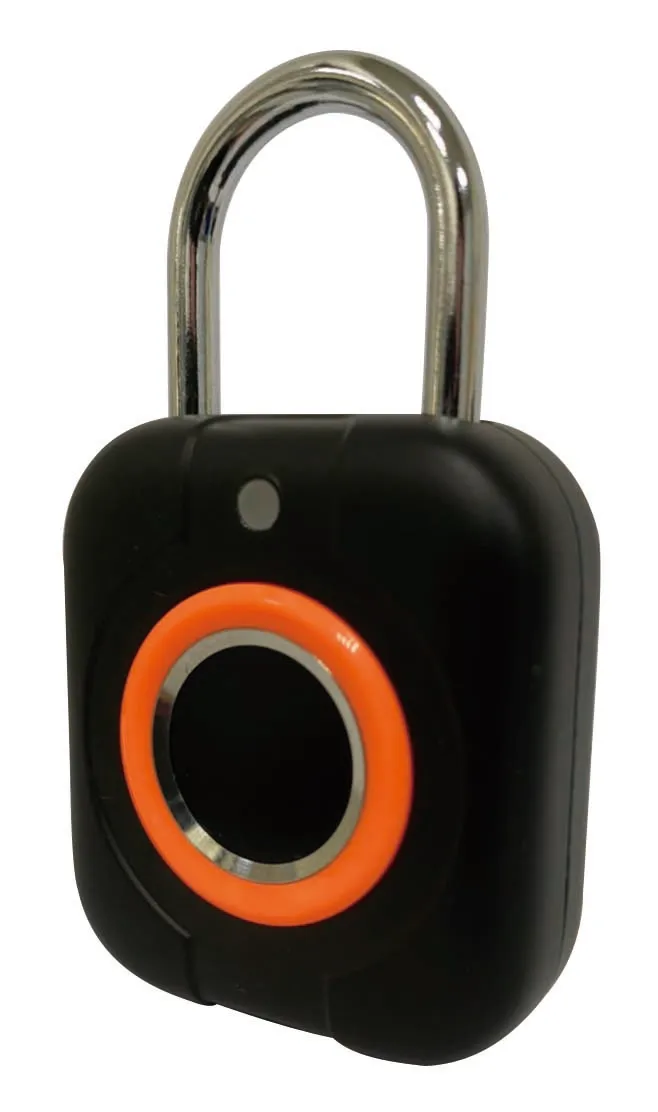 Smart Finger Print Portable Lock Safety Remote Smart Fingerprint Padlock Made in Taiwan