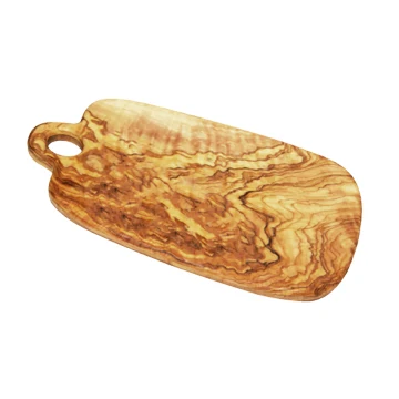 Wholesale custom olive wood chopping cutting board blocks with hole. 100% Handmade Kitchen Board.