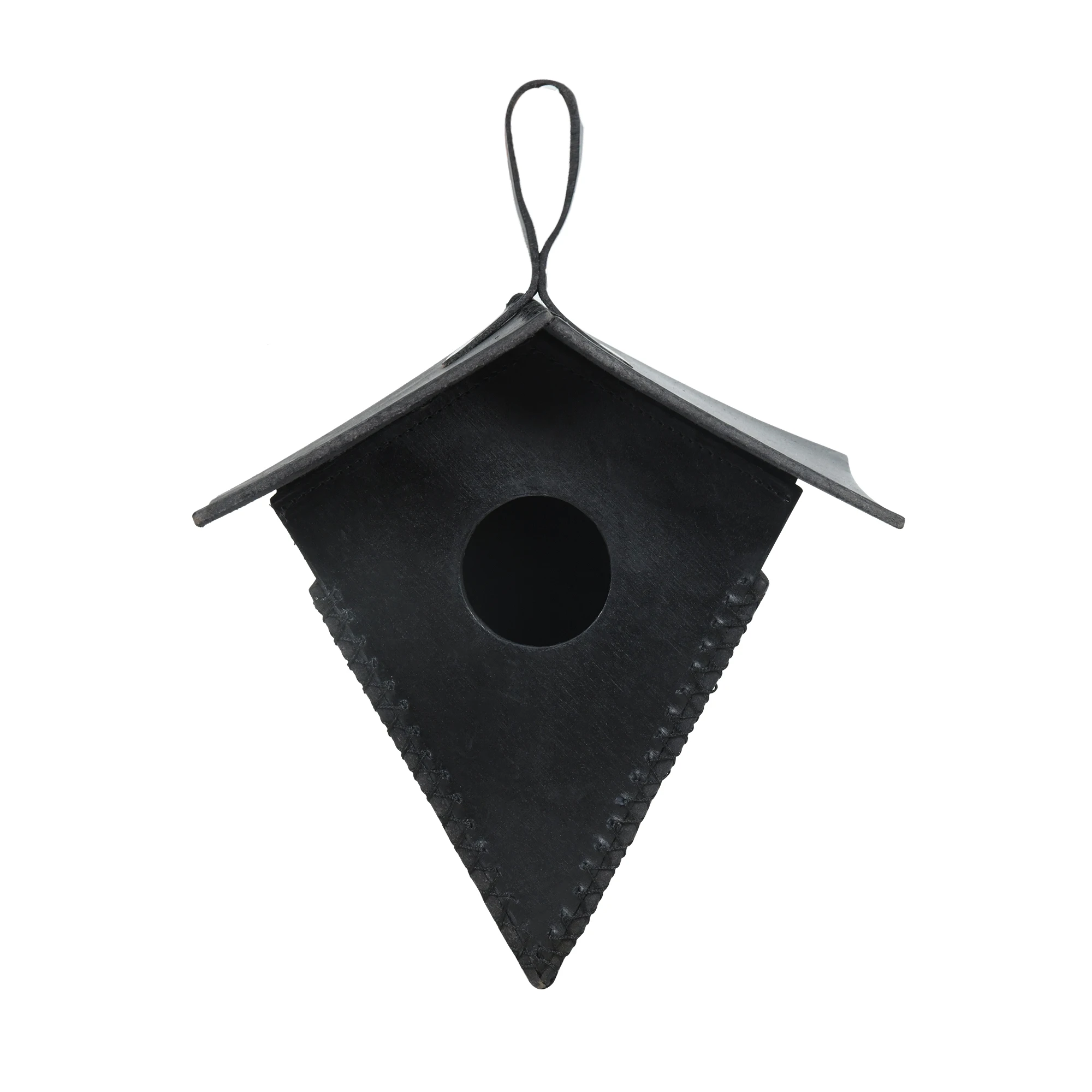 PET BIRD CAGE NEST SMALL OR MEDIUM BIRDHOUSE  HUMMING BIRD SPARROW & PARROT NATURAL LATHER BIRD HOUSE