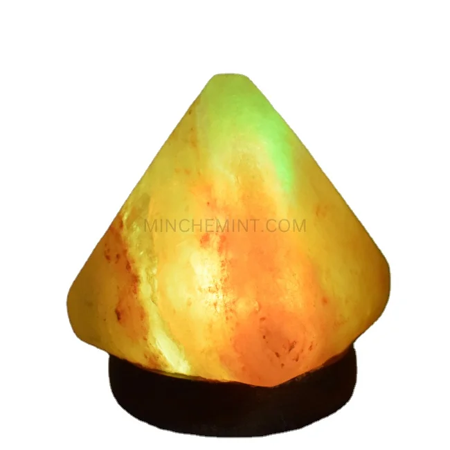 Himalayan Natural Salt Rock USB Night Light Pink Crystal Salt Lamp Use Cord Color Changing Himalayan Salt Lamp