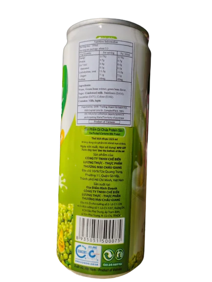 Vietnam high quality Green bean milk 100% natural Best healthy drinking Green Bean milk 330ml