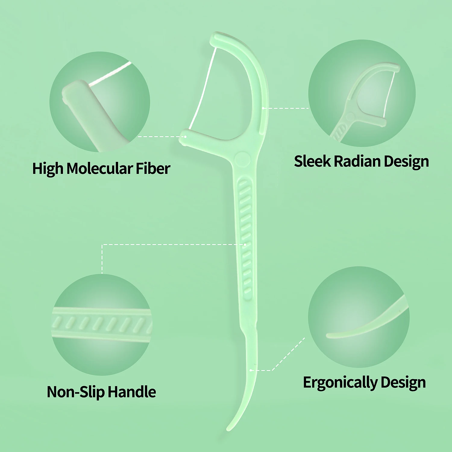 DYCROL 150 PCs dental floss toothpick pack of 3 boxes teeth cleaning teeth floss pick