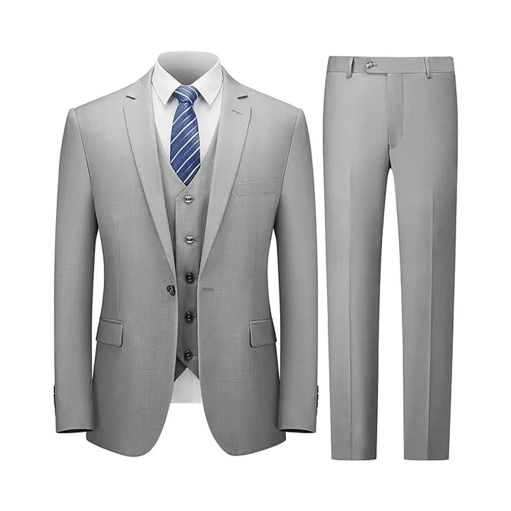 2024 Pakistan Manufacturer Casual Dress Suits for Adults Wholesale Fabric Pants with Button Closure Outdoor Wear