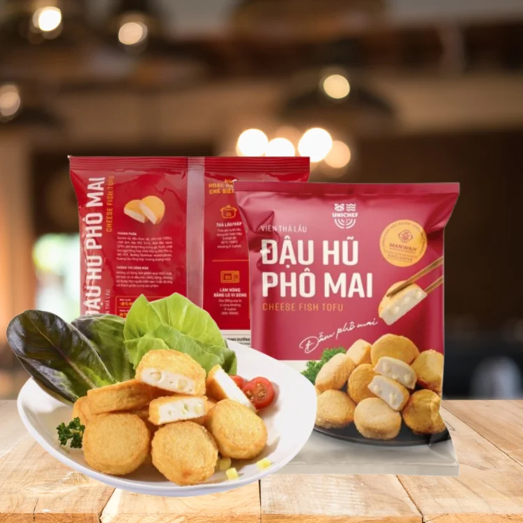 Cheese Fish Tofu Good Price Frozen Hot Pot Ingredients High-Grade Wholesale Customized Packaging From Vietnam Manufacturer