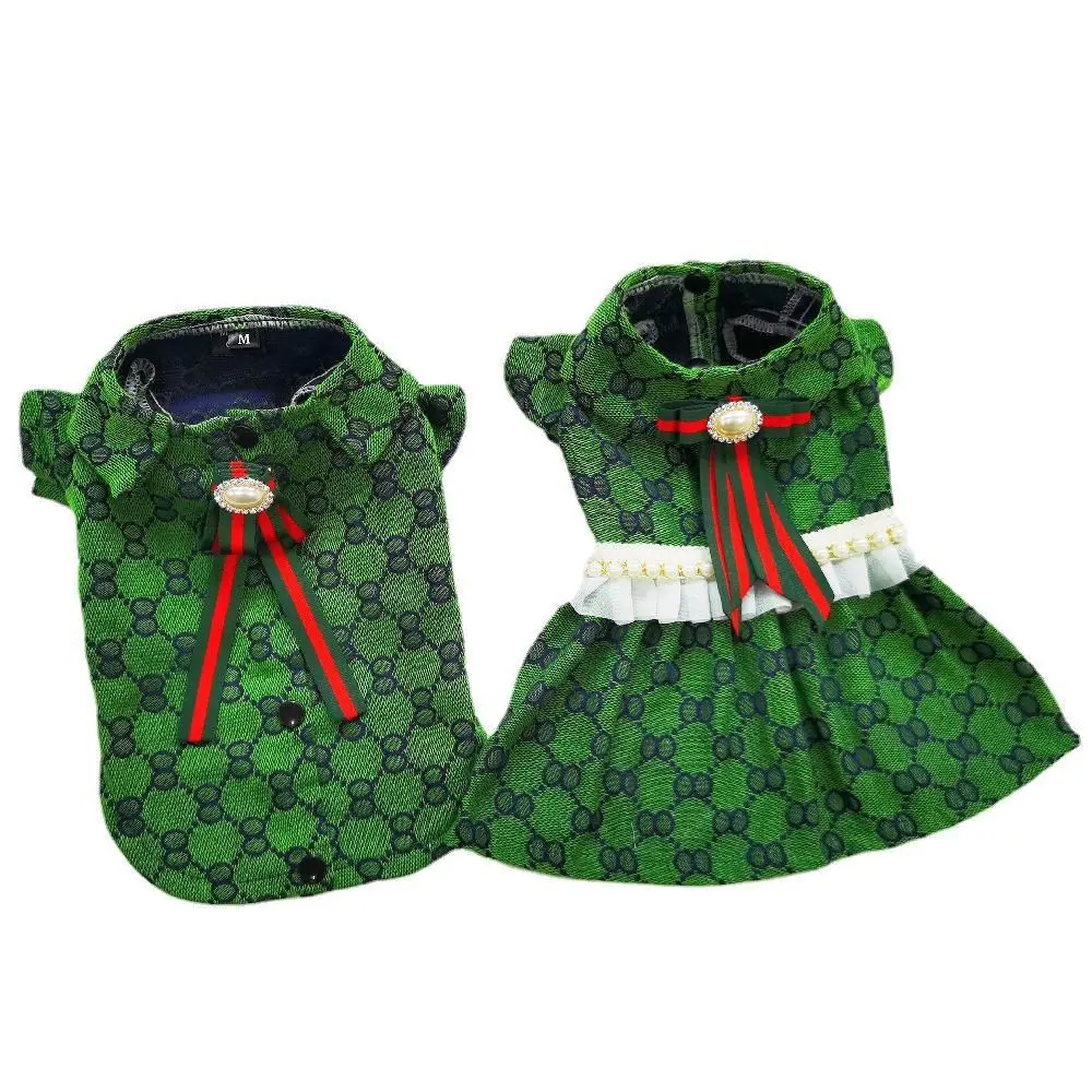 Custom wholesale  pet clothes   fashionable style  bow tie pet apparel