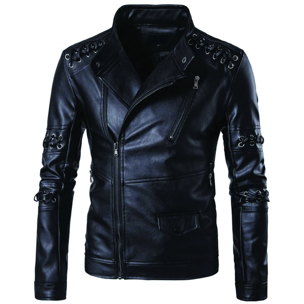 New Fashion Men Leather Jacket Zipper Style Real Leather Jacket For Men Best Quality Leather Jacket quality