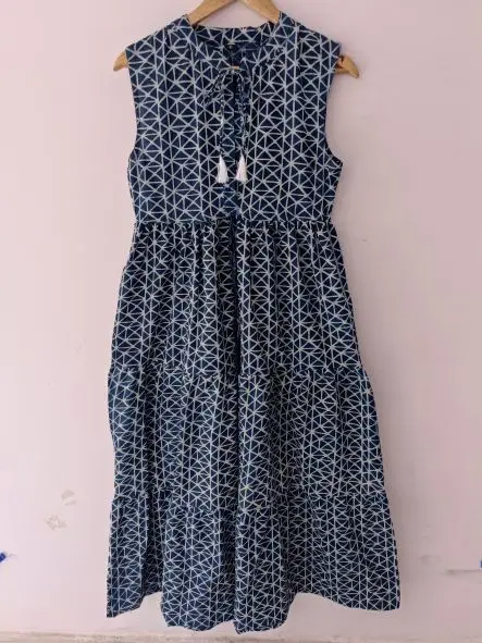 Most Selling Floral and Block Print Pure Cotton Ladies Dress for Worldwide Exporter and Supplier from India
