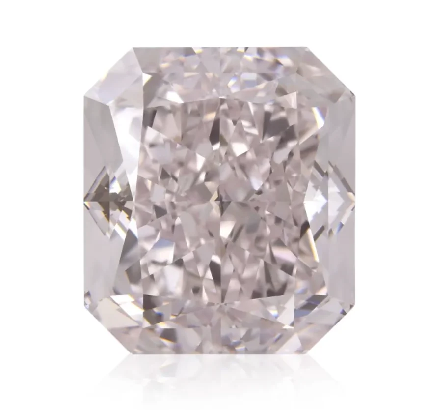 10.33 carats Light Pink Diamond Radiant Shape VS2 Clarity GIA Certified Loose Diamond By Real Gems