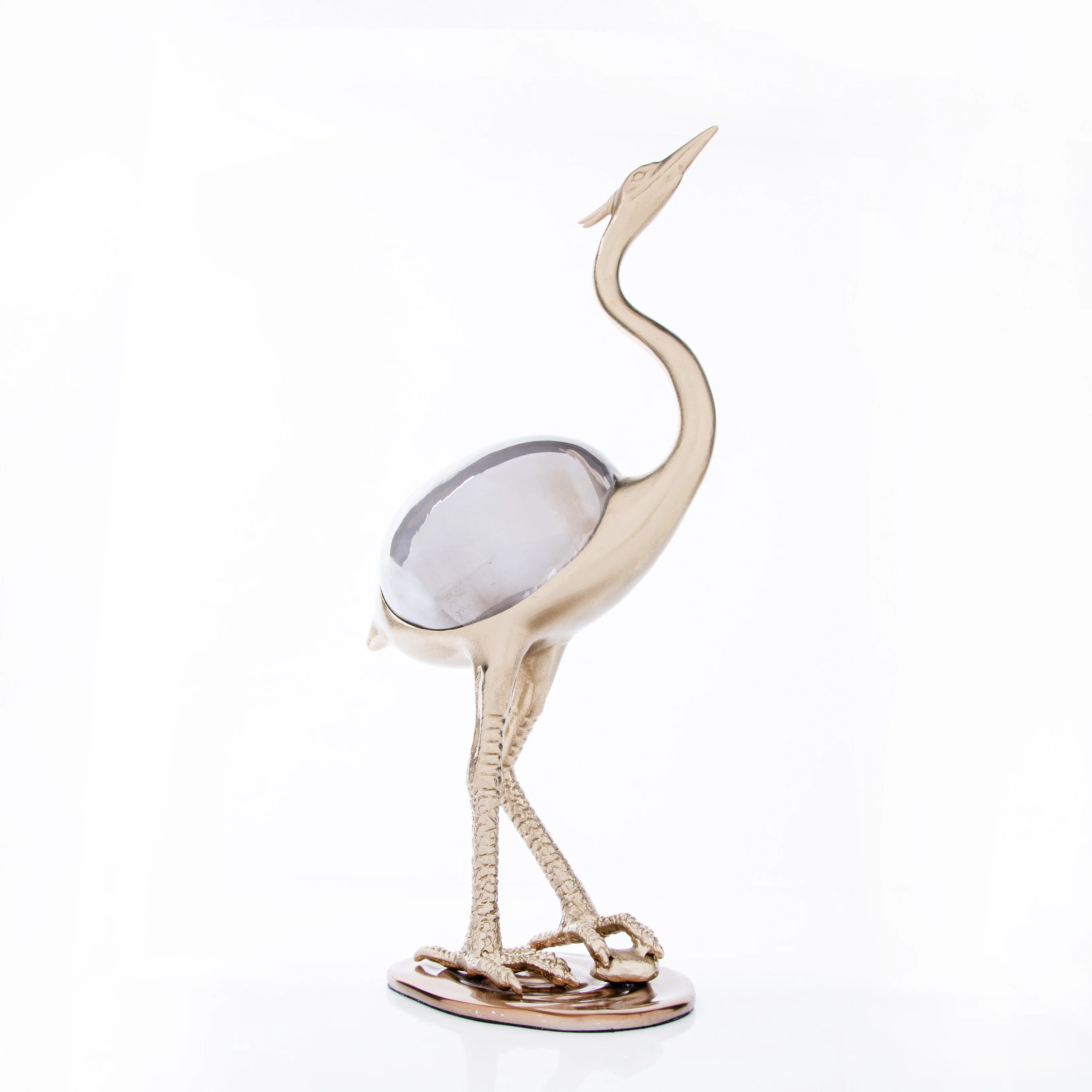 Trending Home Decor Product Idea Freestanding Bird statue Home Entrance decor ideas Metal bird collectible For office