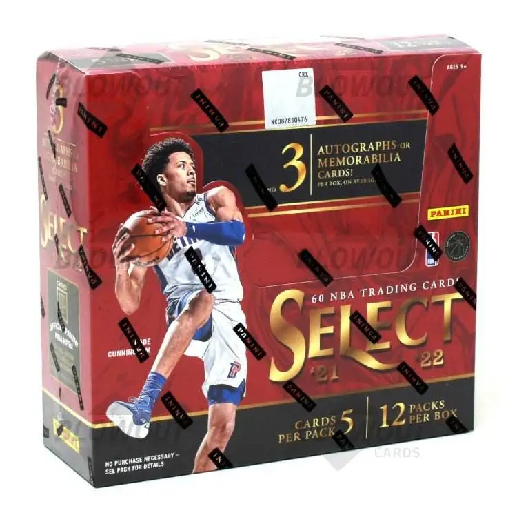 NEW RELEASE ORIGINAL 2021-22 Panini SELECT BASKETBALL HOBBY BOX READY TO SHIP !!!!