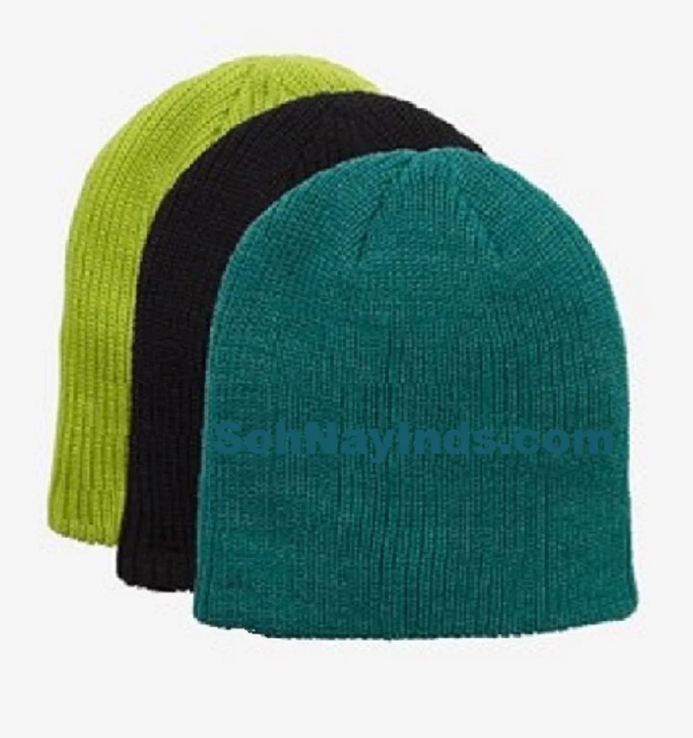Wholesale Manufacturers of Beanie Hat Acrylic Customized Logo Color and Style most competitive price for low quantity