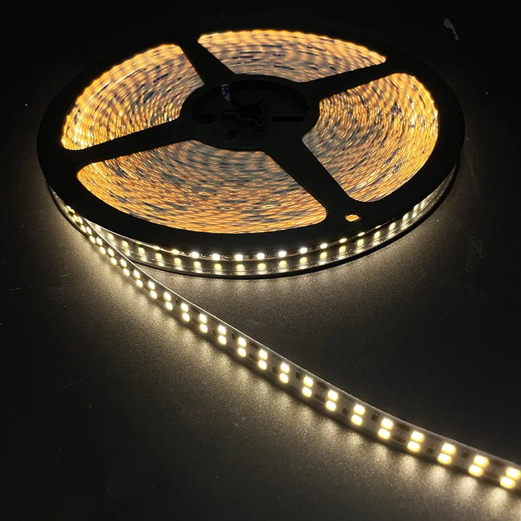 LED Manufacturer Double rows 240leds/m DC 12v 10mm width  2835 led strip for indoor lighting