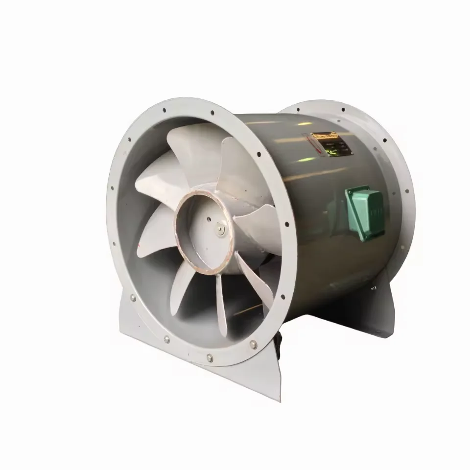 VIETNAMESE HIGH PRESSURE HIGH AIR FLOW AXIAL FAN - AFA.HP TO EXHAUST SMOKE OF FIRE PROTECTION SYSTEM OF HIGH BUILDING