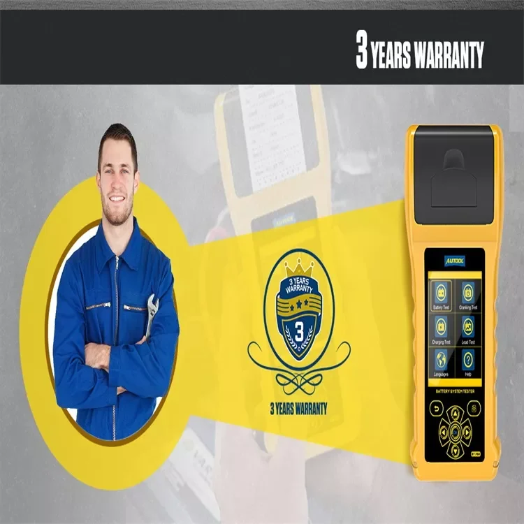 6- 32V Load Battery Analyzer Tester  AUTOOL BT760 Color Screen Car Battery Tester with Printer