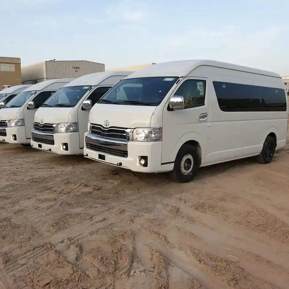 Market Top deals Toyotas Hiace Van 2020 LHD/RHD Automatic 2WD Petrol 2000cc white w/ Navigation System, Camera, 5 Doors