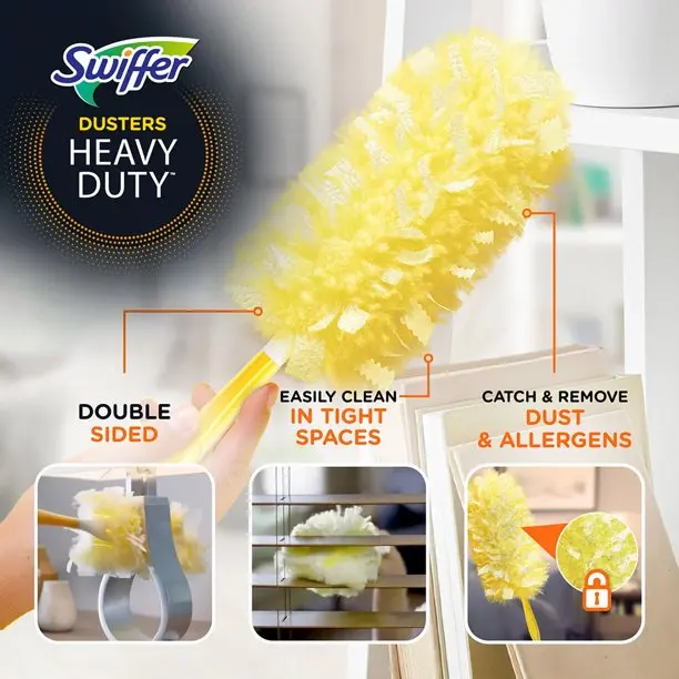 Сверхмощный стартовый набор Swiffer Duster ручка + стержни (17