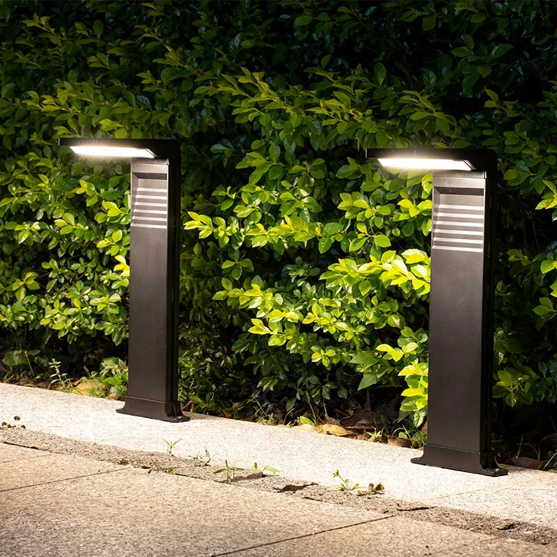 Outside Waterproof Solar Pathway Light Landscape Outdoor Yard Led Solar Garden Bollard Light