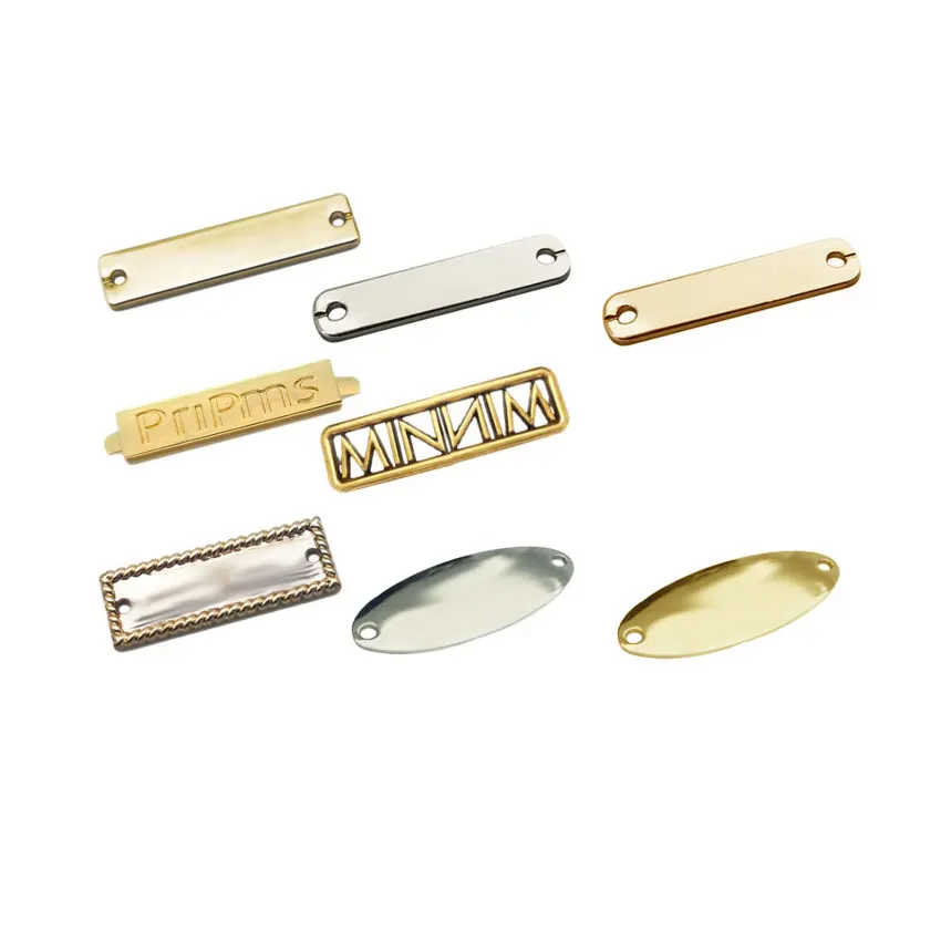 Производитель металла на заказ металлический логотип для этикеток сумок одежды оптом