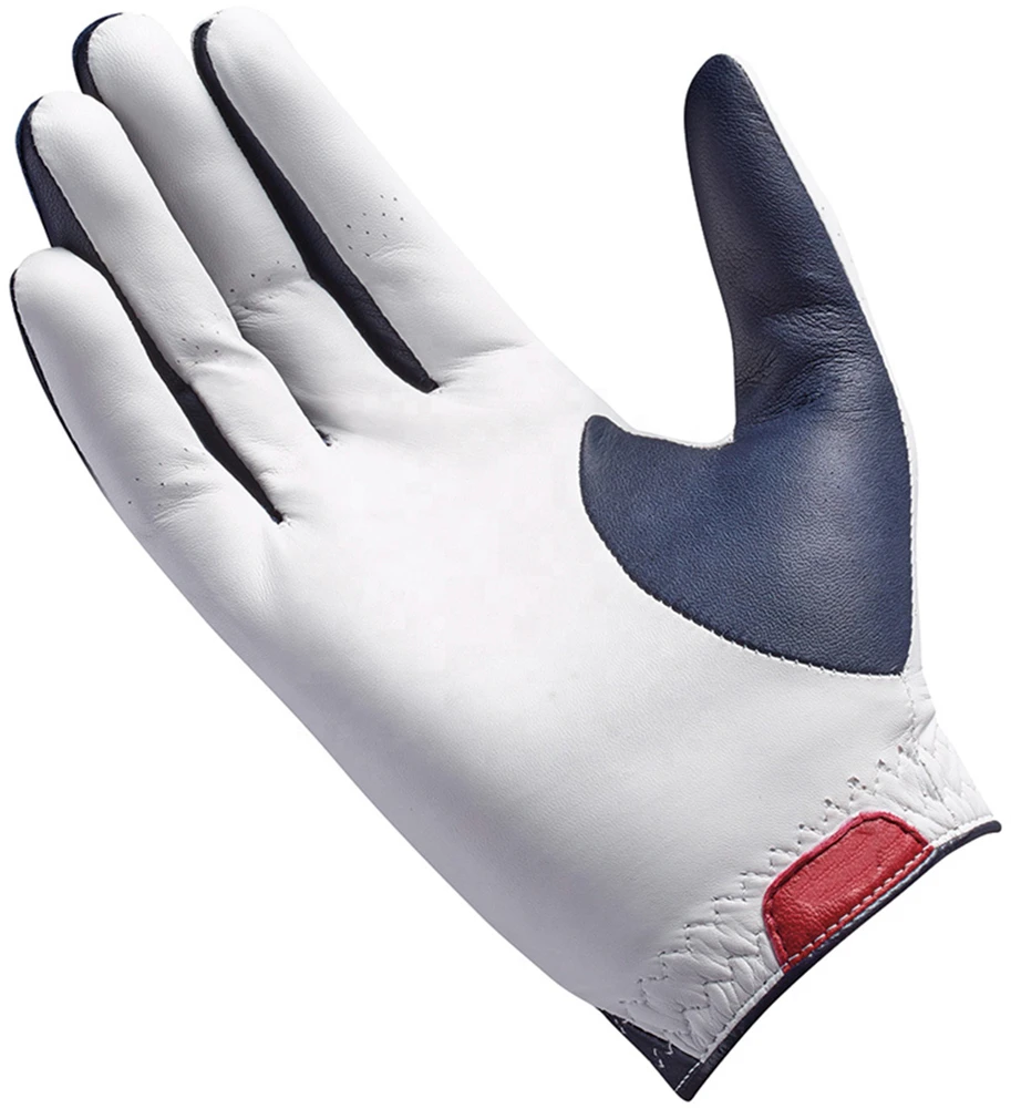 wholesale new 2024 Customer demand Best price Professional logo Custom printed Fine quality Golf Gloves sheep skin OEM