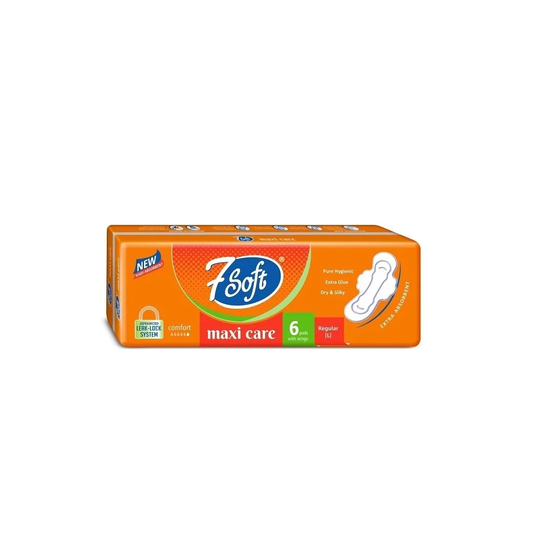 Best Selling Maxi Care Sanitary Pads Comfortable 7 Soft Regular L Size Dry All Day Protection OEM Body Use Available Sale India
