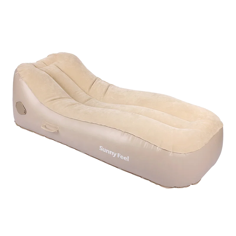 Надувное кресло Sunnyfeel со встроенным насосом для кемпинга и отдыха на открытом воздухе