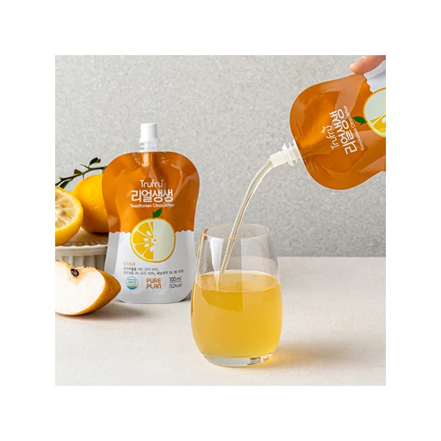 (pure bright and warm cooperative) - trufru yuza & pear 100ml*15 pouch Korean pear and ginger nutrients of citrons KOTRA
