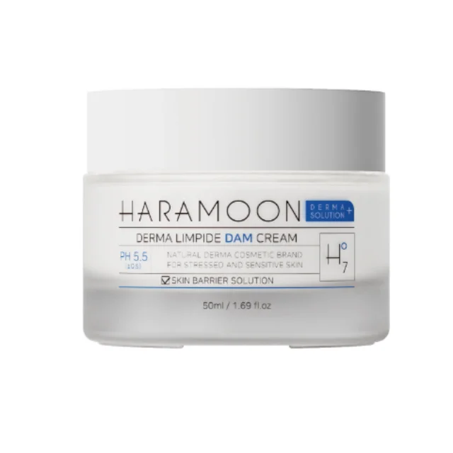 Крем для плотины Haramoon Derma Limpide 50 мл, сделанный в корейском растворе, здоровый кожный барьер, осветляет раствор EGF