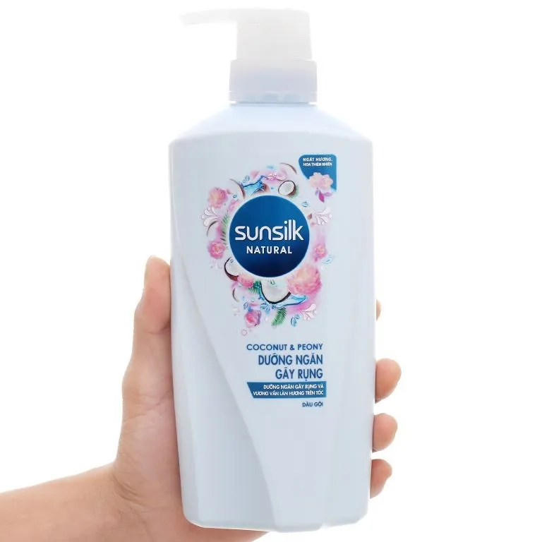 Sunsilk Shampoo Prevents Breakage For Broken Hair Natural Nutrients Coconut Water & Peony