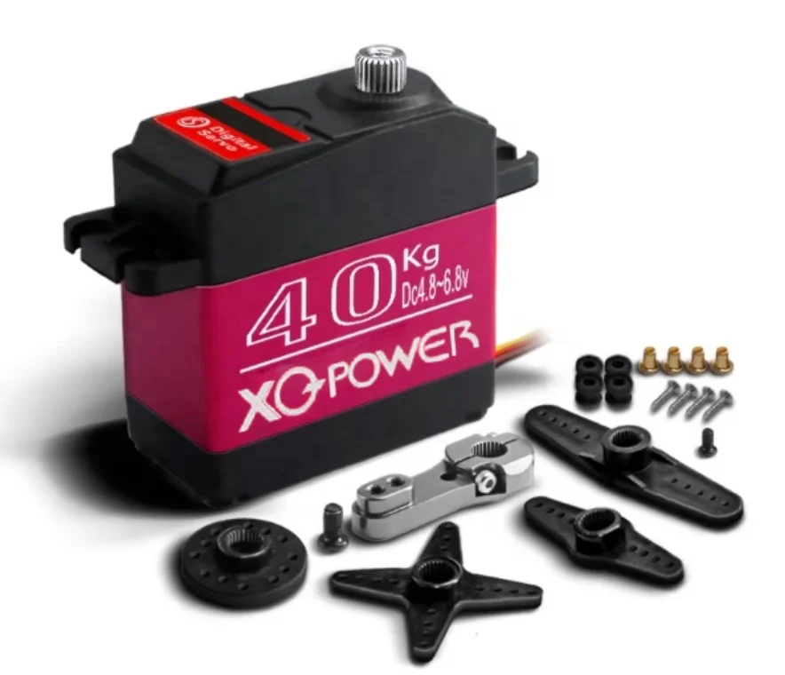 servo Metal gear 40kg HV High torque servo digital and stainless steel gear servo fixed wing robot RC car 180°