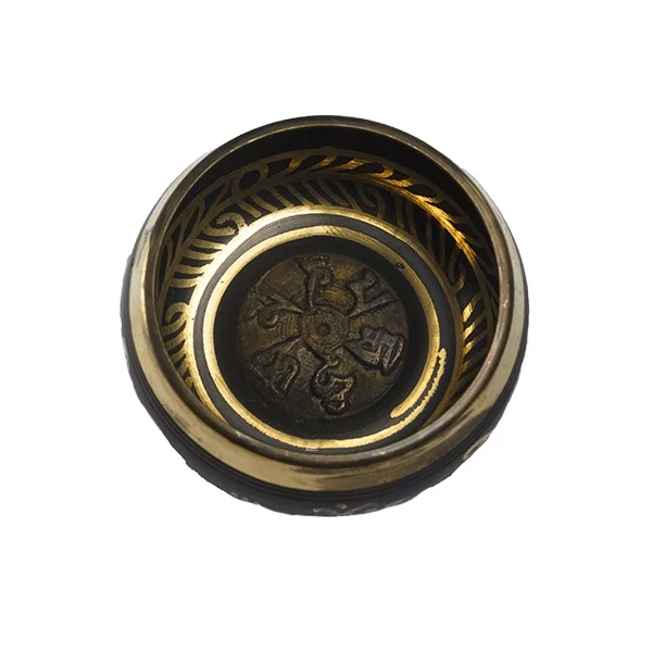 Tibetan Handmade Carving singing  Bowl | A Singing Bowl For Religious And Healing Purpose Himalayan OM Bowl
