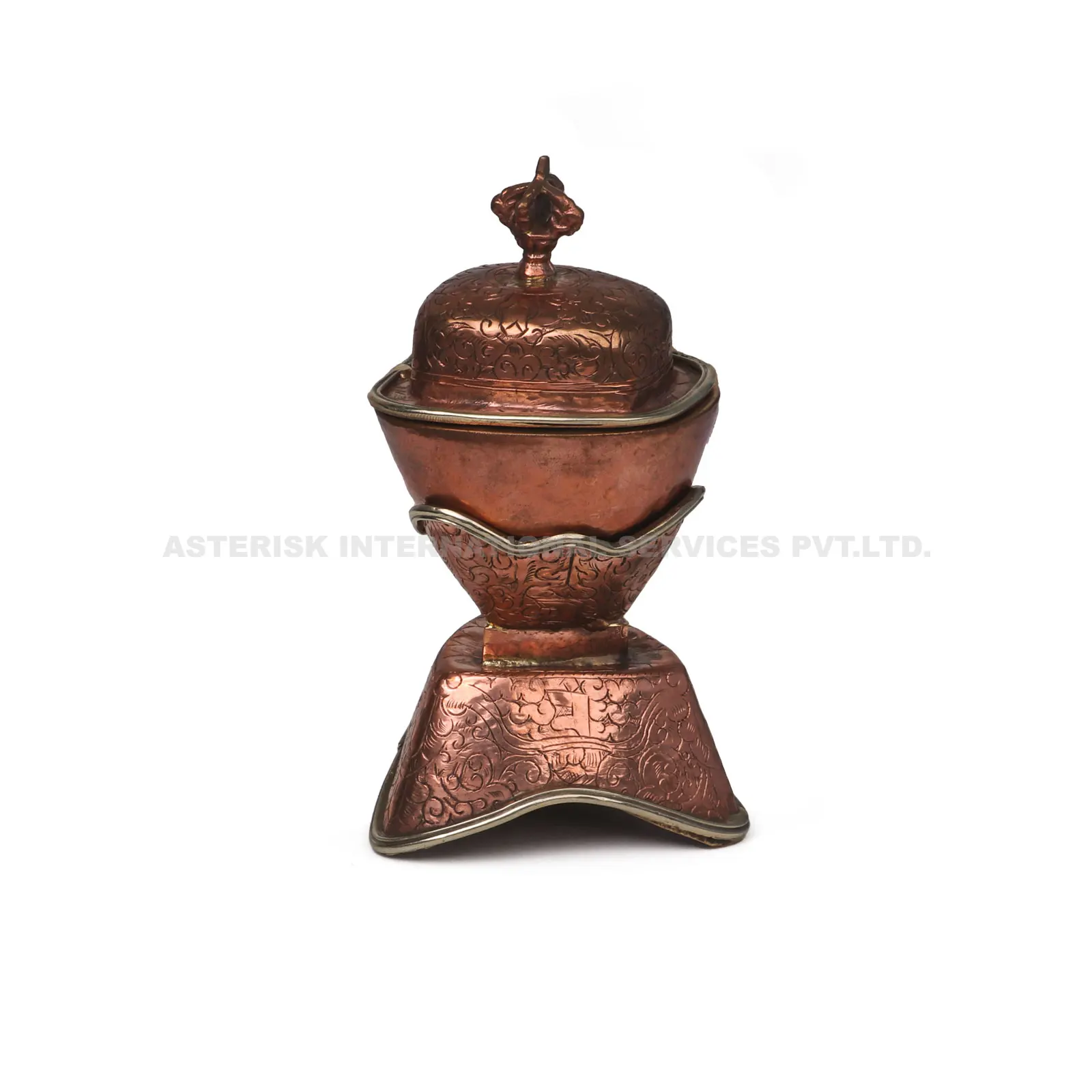 Copper  Kapala Set Tibetan Buddhist Available In | Mini | Small | Medium | Size Handmade headskull Cup Used For Tantric Offering