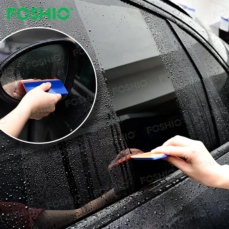 Foshio Car Wrap Squeegee Window Tint Tool 70 D/ 80D Ppf Squeegee Tools 4Pcs Set