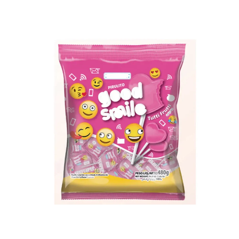 Buy Customized Lollipop Stick Lollipop Manufacturers Pink Creamy  flavor  Flat Lollipop