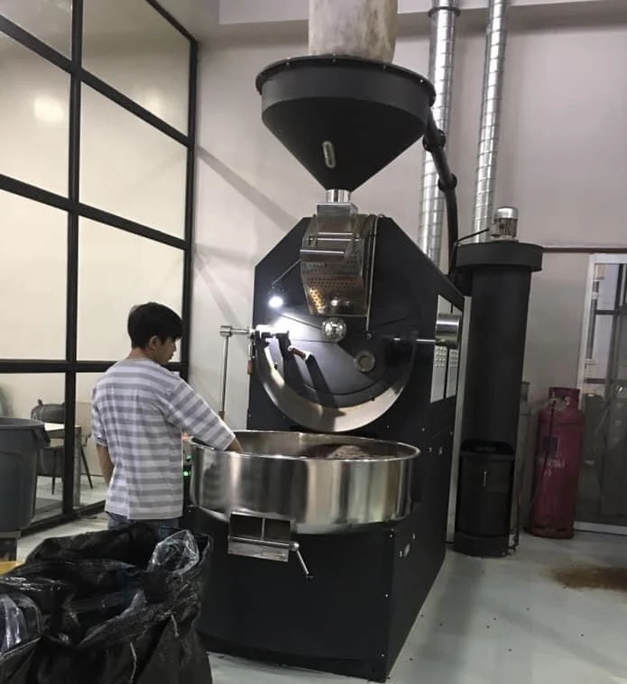 Ultra Stainless Steel 5Kg Hot Air Coffee Roaster with chaff collector