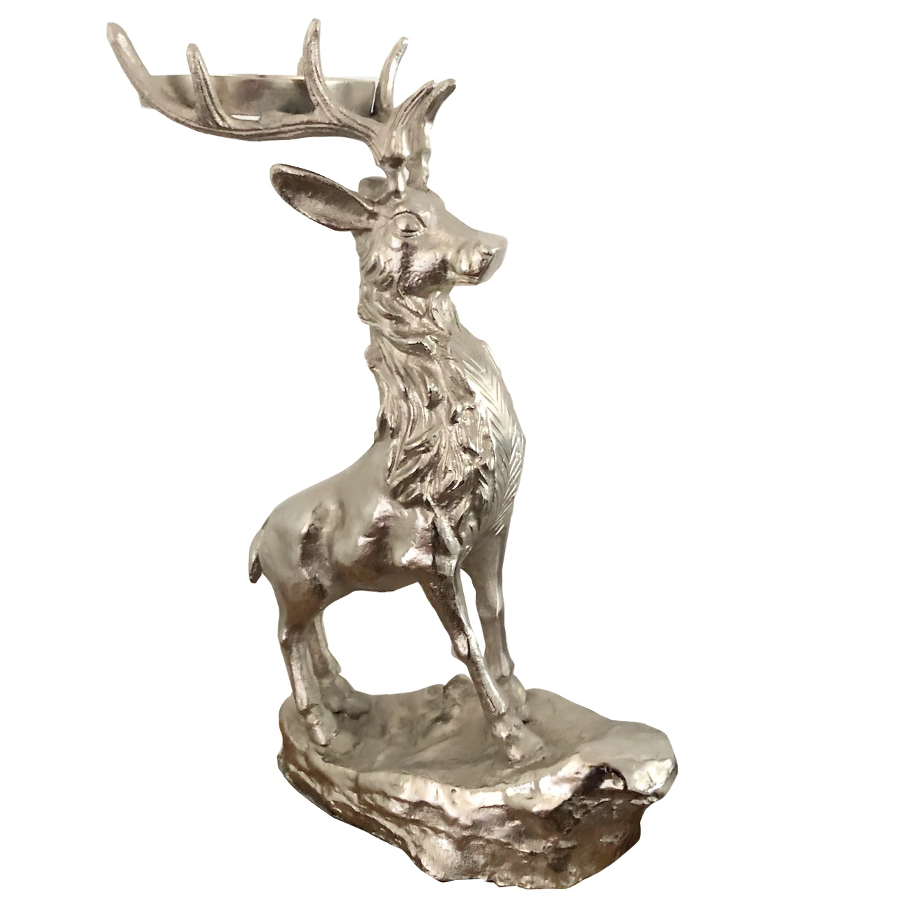 Deer Antler Candlestick Holder for Table Decoration Wedding & Party Decoration Silver Deer Antler Candlestick Holder