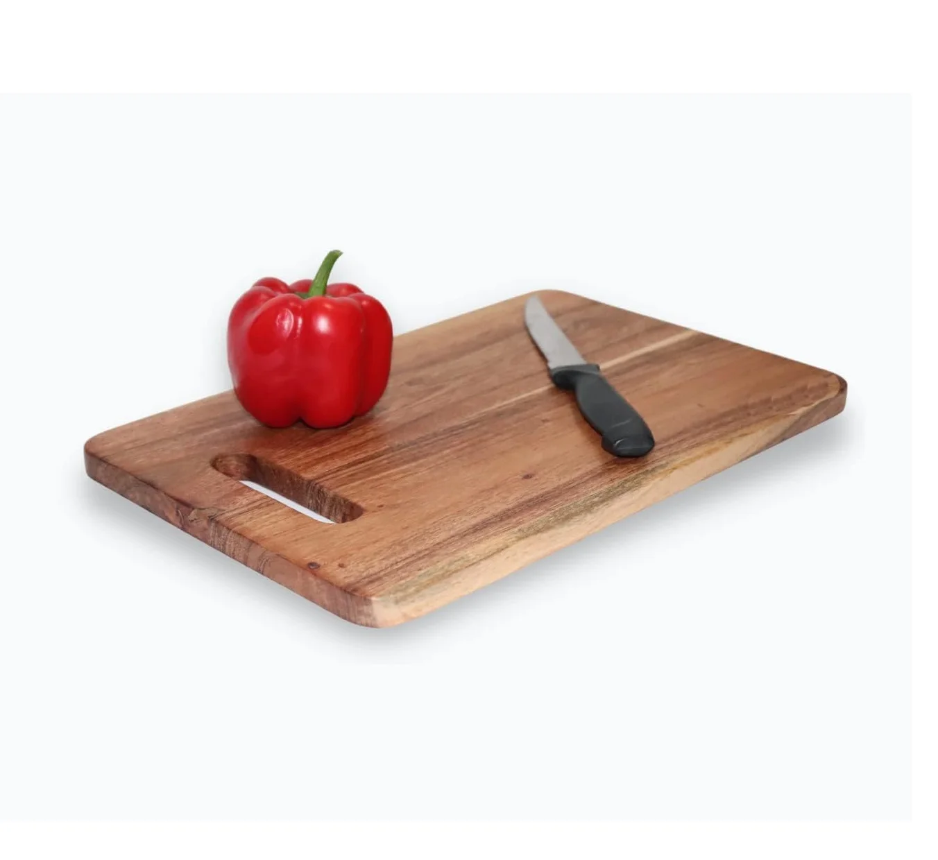 Eco-Friendly Customizable Multi-Functional Kitchen Cutting Board New Design with Natural Wooden Handle