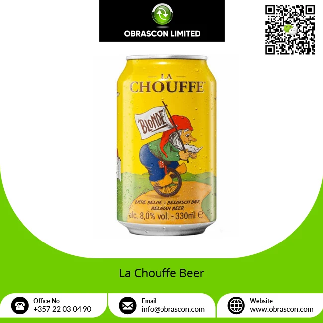 Leaders in Exporting Top Grade Pasteurized Light Color Finest LA Chouffe Beer at Best Competitive Price
