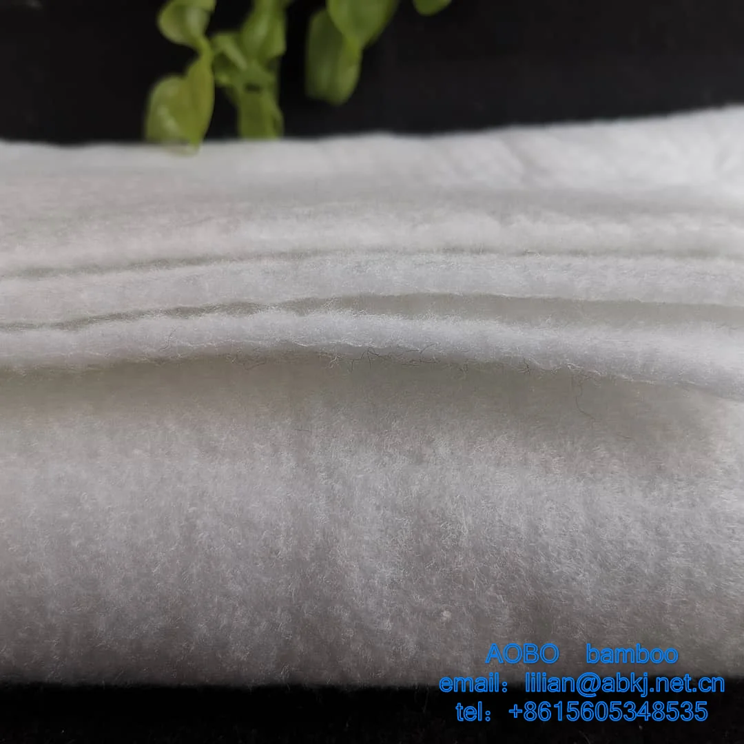 100% natural  soft degradable bamboo fiber