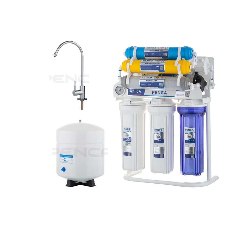 Vietnam Manufacturer Wholesale Water Purifier Plants with Faucet and Tankless 8 Stage RO Water Filter for Commercial RO System