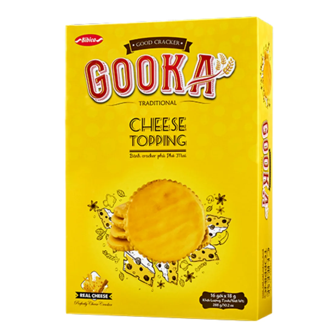 Ready for Export Gooka Cheese Topping Cracker 180G
