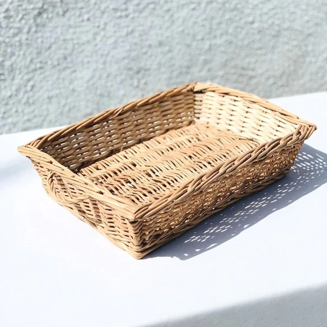 Hot Selling High Quality Rattan Laundry Basket Dirty Clothes Organizer Storage Basket flower set style storage packing room