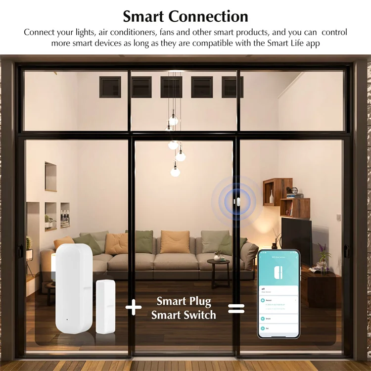 Newest Design Door Alarm System With Siren, Door And Window Security Alarm, Window Alarm Sensor