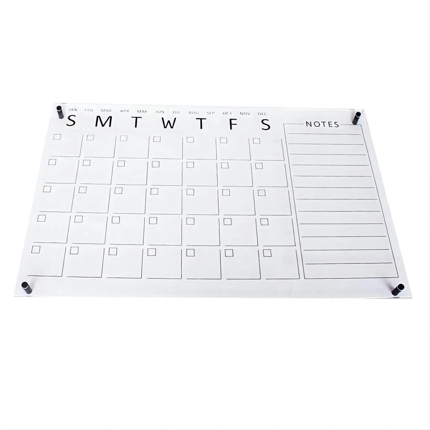 XianHui 3mm Acrylic Calendar Board Online Calendars With Weekly scheme