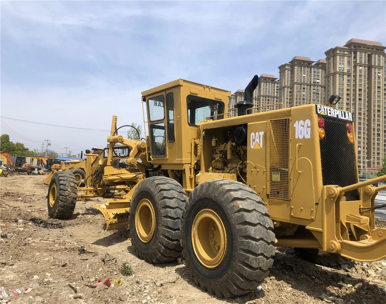 Caterpillar used cat 16g motor grader secondhand caterpillar motor grader 16g with high quality