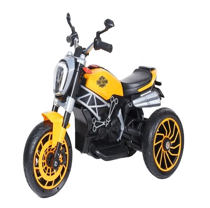 Ride On Bike Remote Control Latest And Unique Design Plastic Durable Body Good Grip Big Wheel For Smooth Riding Fun Activity